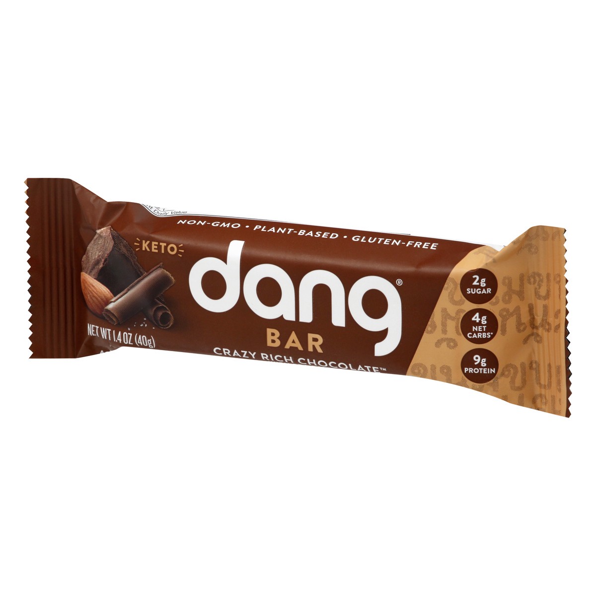 slide 3 of 9, Dang Bar With Sea Salt Crazy Rich Chocolate Bar 1.4 oz, 1.4 oz