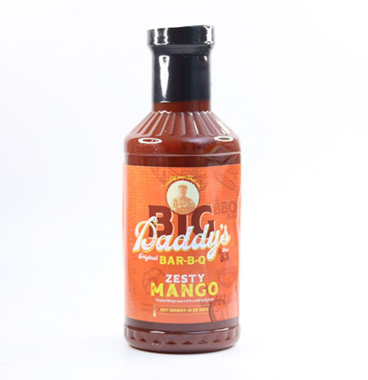slide 1 of 1, Big Daddy's Bar-B-Q Zesty Mango, 18 oz