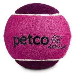Petco Tennis Ball Dog Toy in Pink