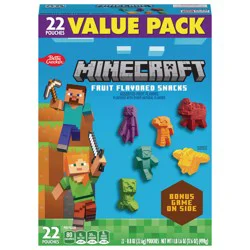 Betty Crocker Minecraft Fruit Snacks Value Pack 22 Pouches