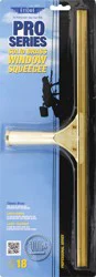 Ettore Solid Brass Size 18 Window Squeegee 1 ea