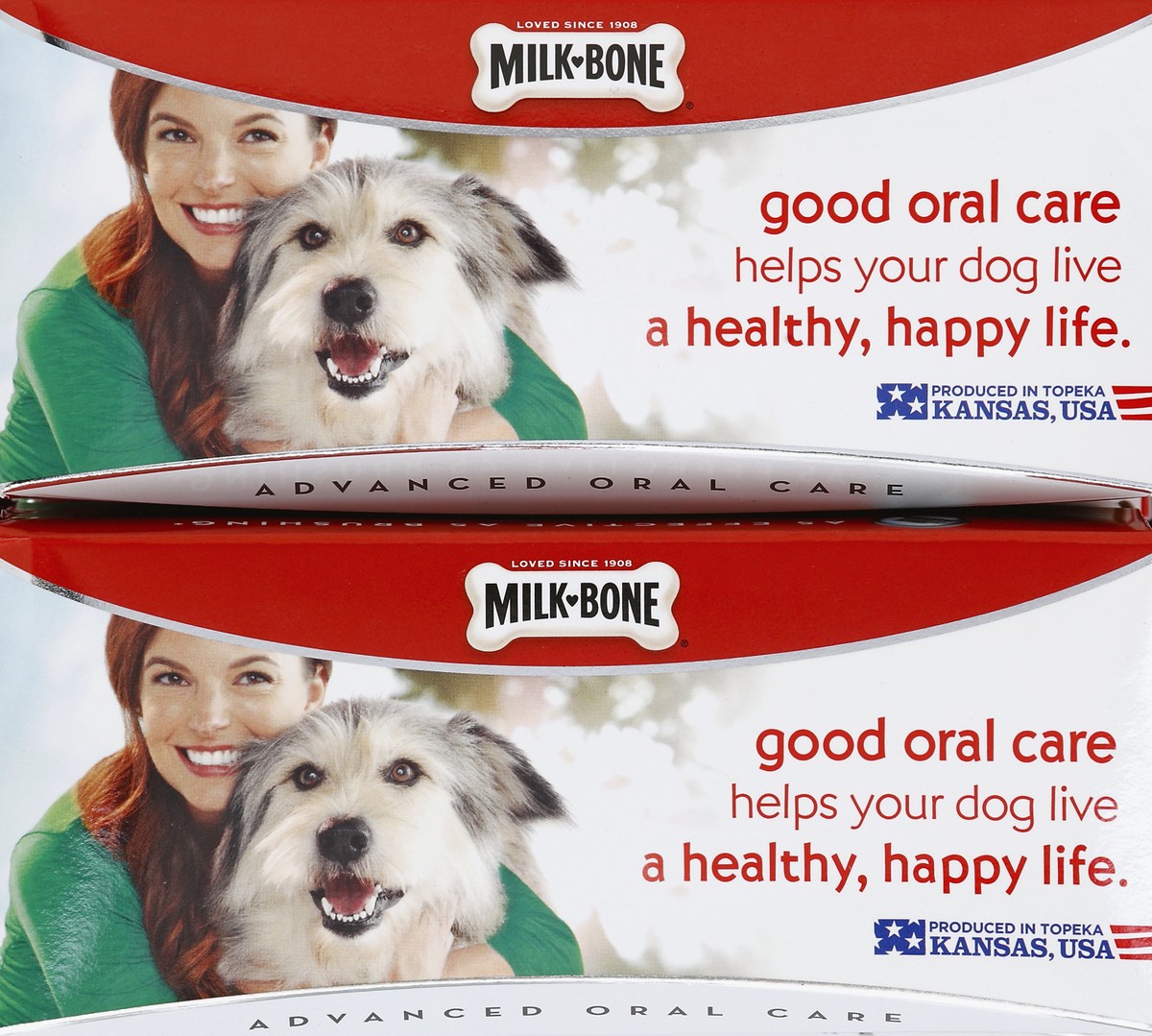 slide 2 of 6, Milk-Bone Brushing Chews Daily Dental Dog Treats Large, 6.74 oz