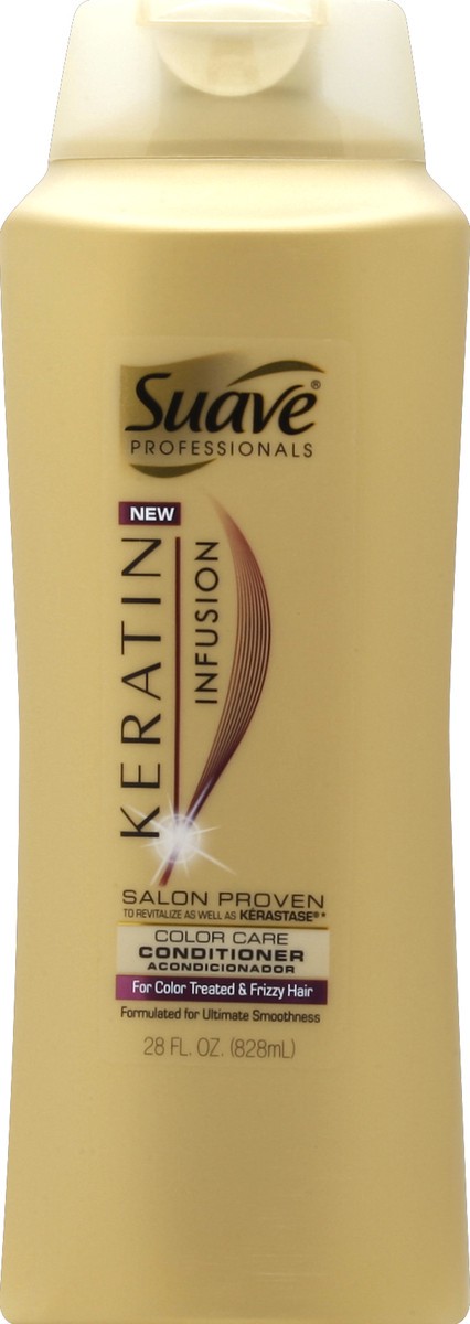 slide 2 of 3, Suave Professionals Color Care Conditioner Keratin Infusion, 28 oz, 28 oz