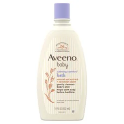Aveeno Baby Calming Comfort Bath & Wash, Lavender & Vanilla, 18 fl. oz