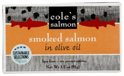Cole's Smoked Salmon In Olive Oil