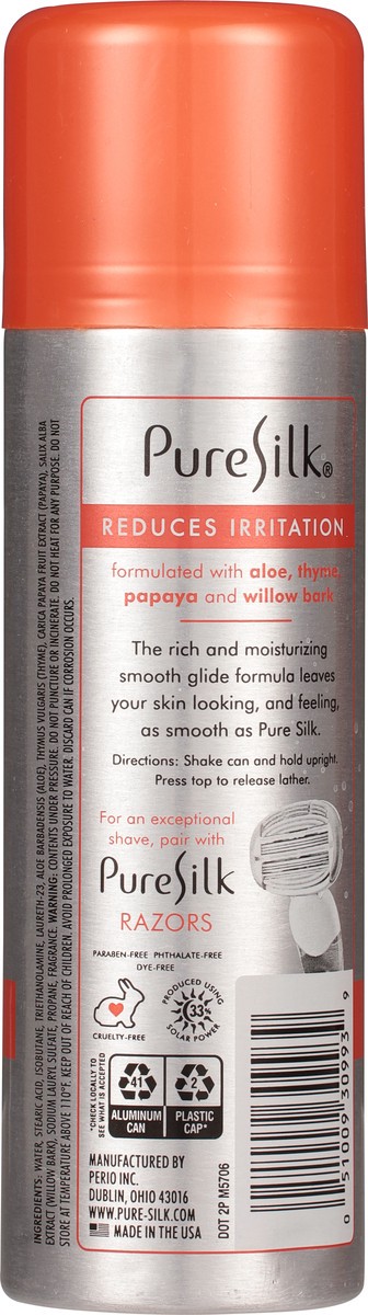 slide 4 of 13, Pure Silk Sensitive Skin Therapy Rich & Luxurious Shaving Cream 7.25 oz, 7.25 oz