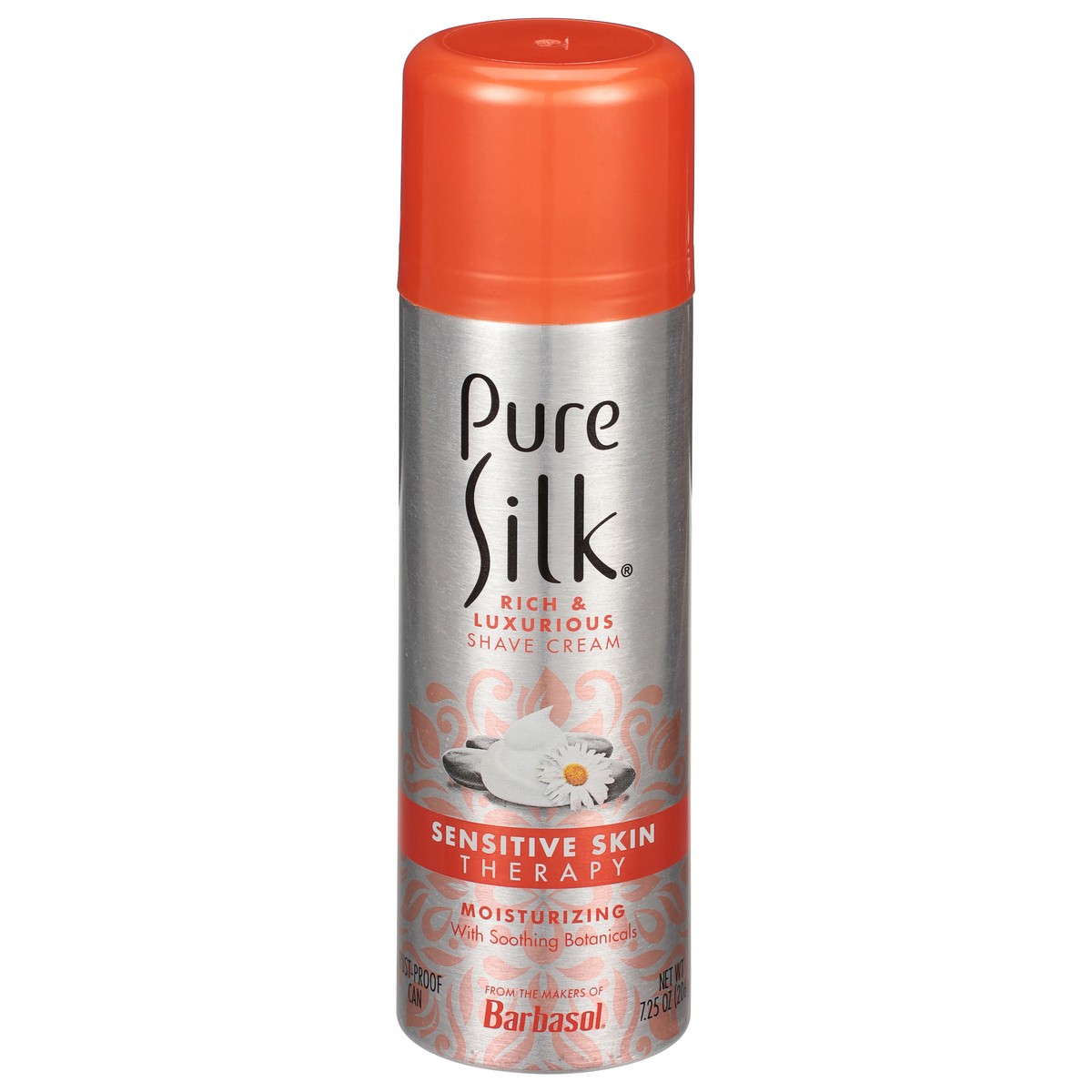 slide 1 of 13, Pure Silk Sensitive Skin Therapy Rich & Luxurious Shaving Cream 7.25 oz, 7.25 oz