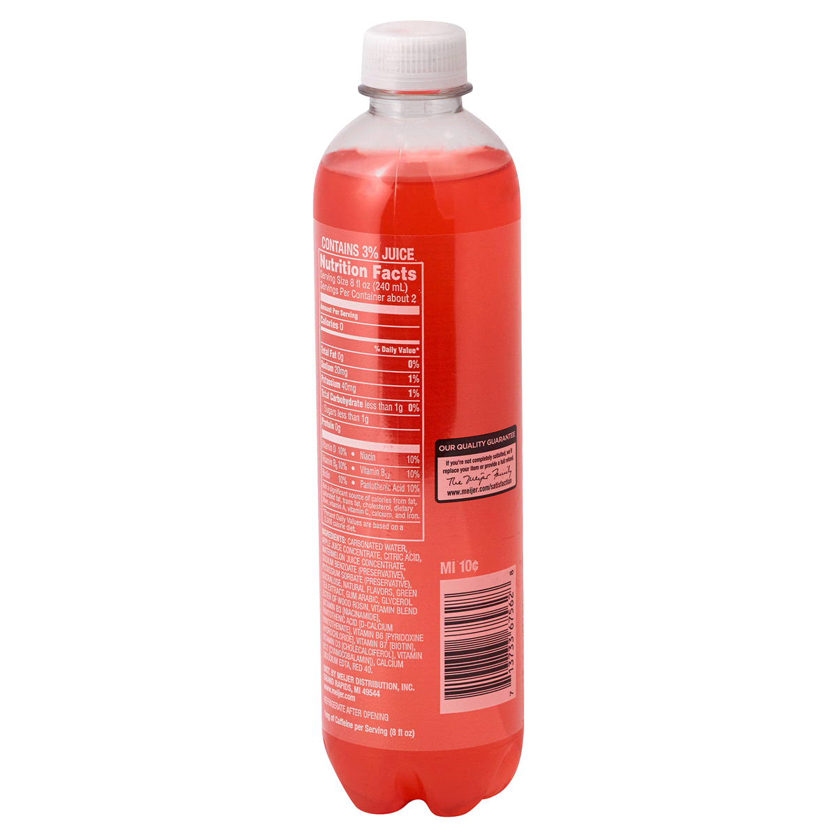 slide 2 of 2, Meijer Sparkling Watermelon Beverage, 17 oz