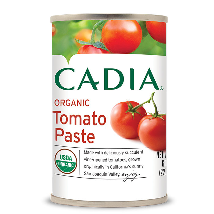 slide 1 of 1, Cadia Organic Tomato Paste, 6 oz