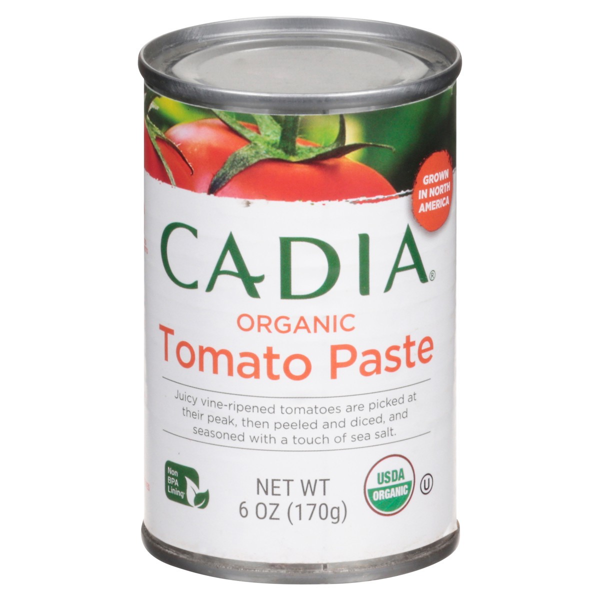 slide 1 of 9, Cadia Organic Tomato Paste 6 oz, 6 oz