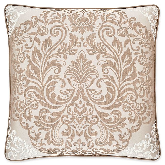 slide 1 of 2, J. Queen New York La Scala Square Throw Pillow - Gold, 20 in