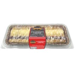 The Worthy Crumb Pastry Co. Strawberry Cheese Coffee Cake