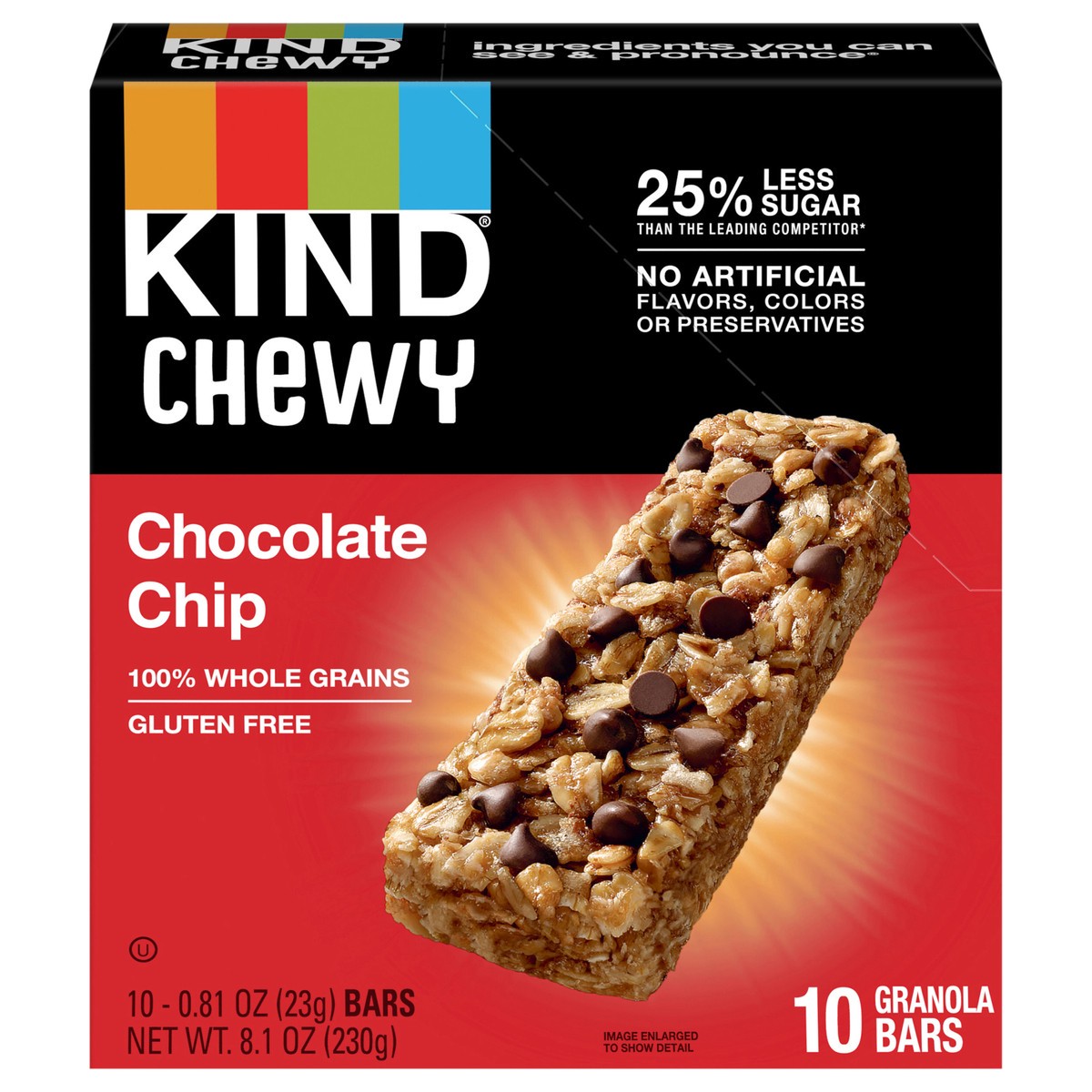 slide 1 of 2, KIND Kids Chocolate Chip Chewy Granola Bars, 10 ct