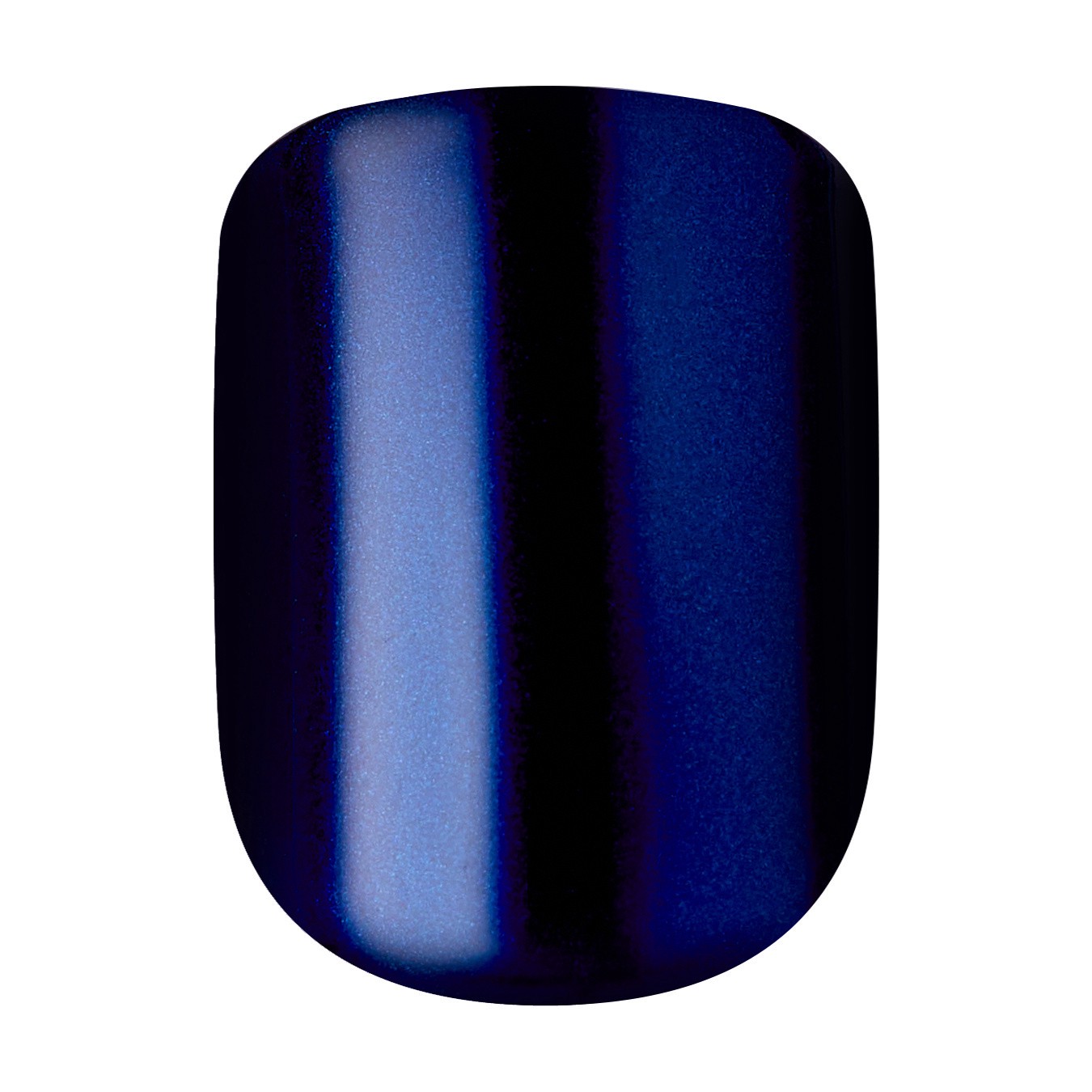 slide 5 of 5, imPRESS Color Press-On Nails, No Glue Needed, Dark Blue, Short Square, 33 Ct., 1 cnt