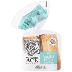 Boulangerie ACE Bakery Artisan Style Ciabatta Piccola Roll, 5 Each