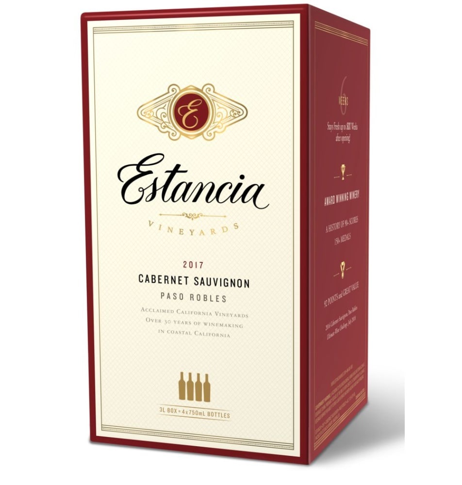 slide 1 of 1, Estancia Cabernet Sauv Paso Robles, 3 liter