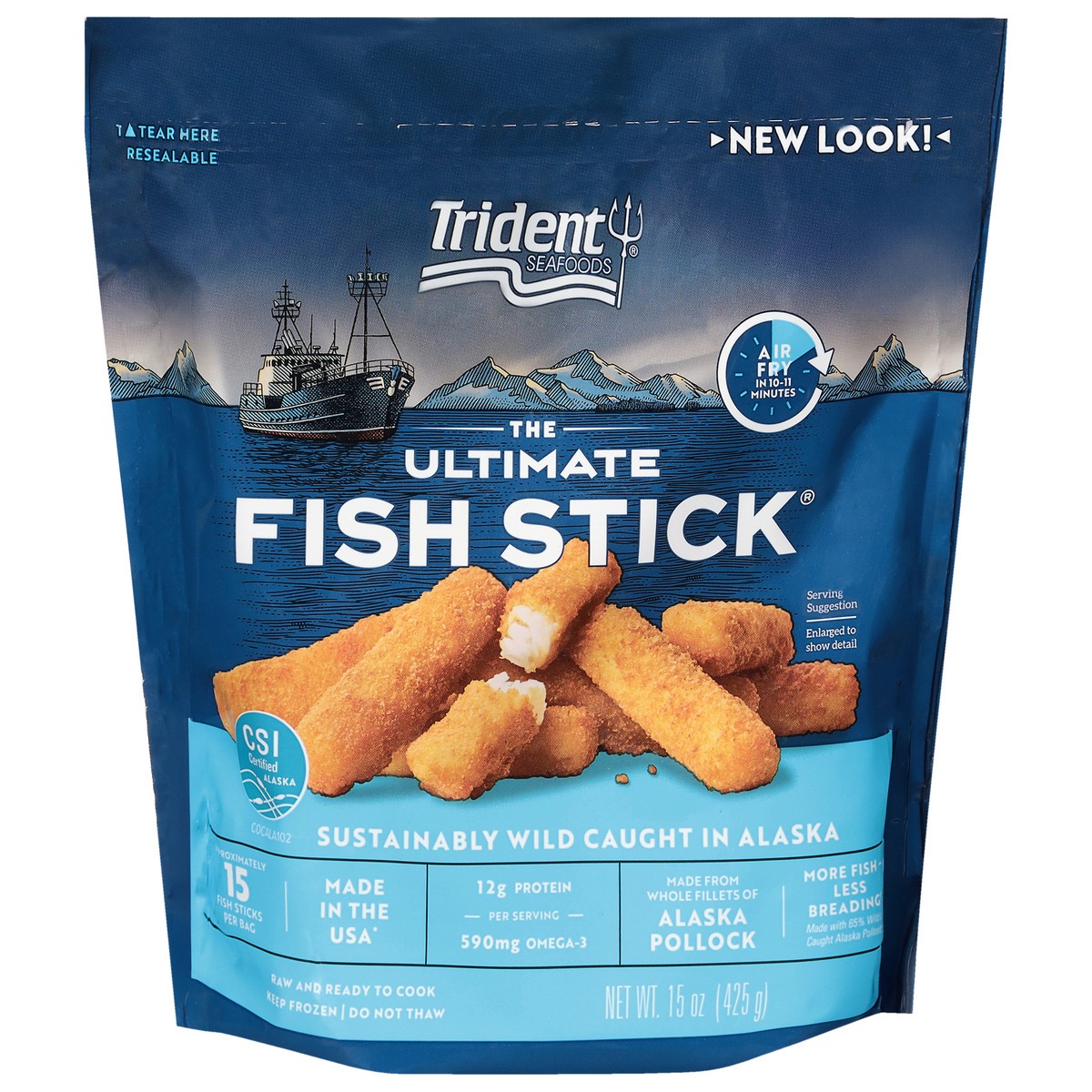 slide 1 of 13, Trident Seafoods The Ultimate Fish Stick 15 oz, 15 oz