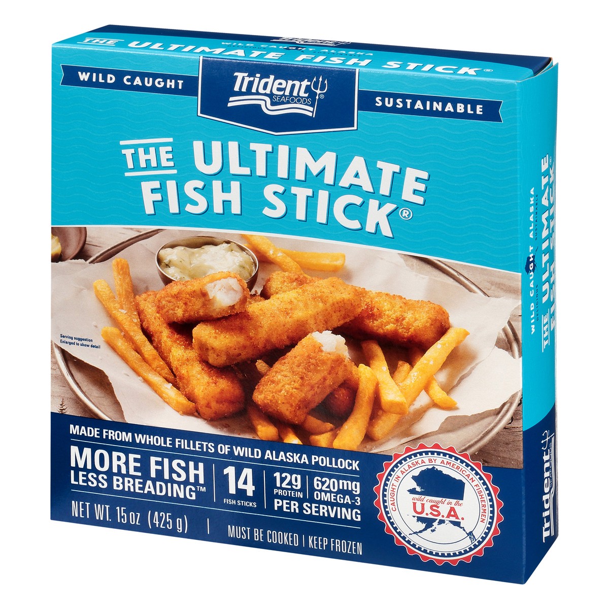 slide 2 of 13, Trident Seafoods The Ultimate Fish Stick 15 oz, 15 oz