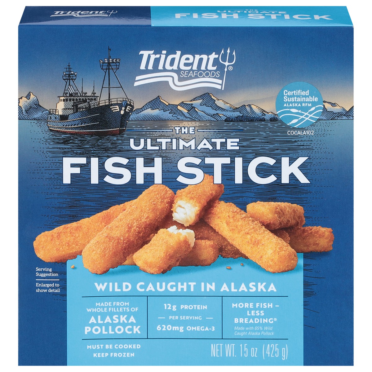 slide 1 of 13, Trident Seafoods The Ultimate Fish Stick 15 oz, 15 oz