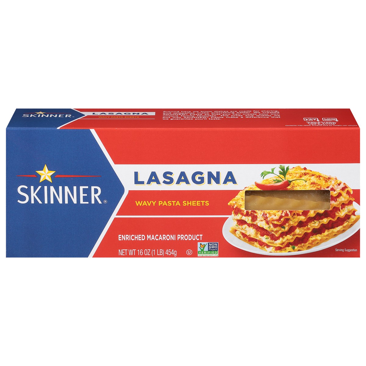 slide 8 of 14, Skinner Lasagna 16 oz, 16 oz