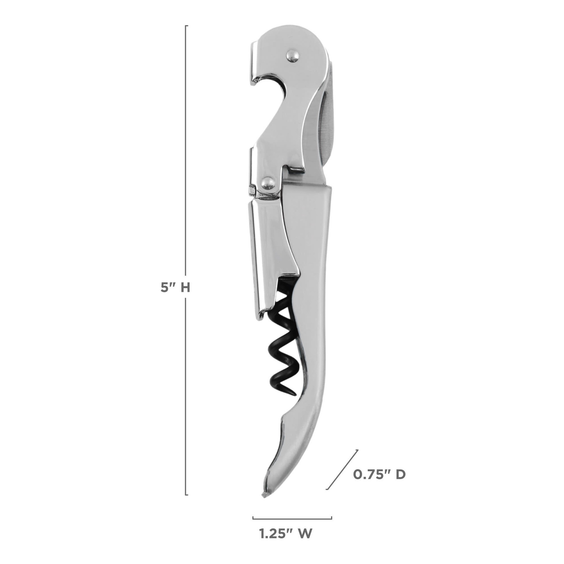 slide 5 of 5, true Truetap Double Hinged Corkscrew, 1 ct