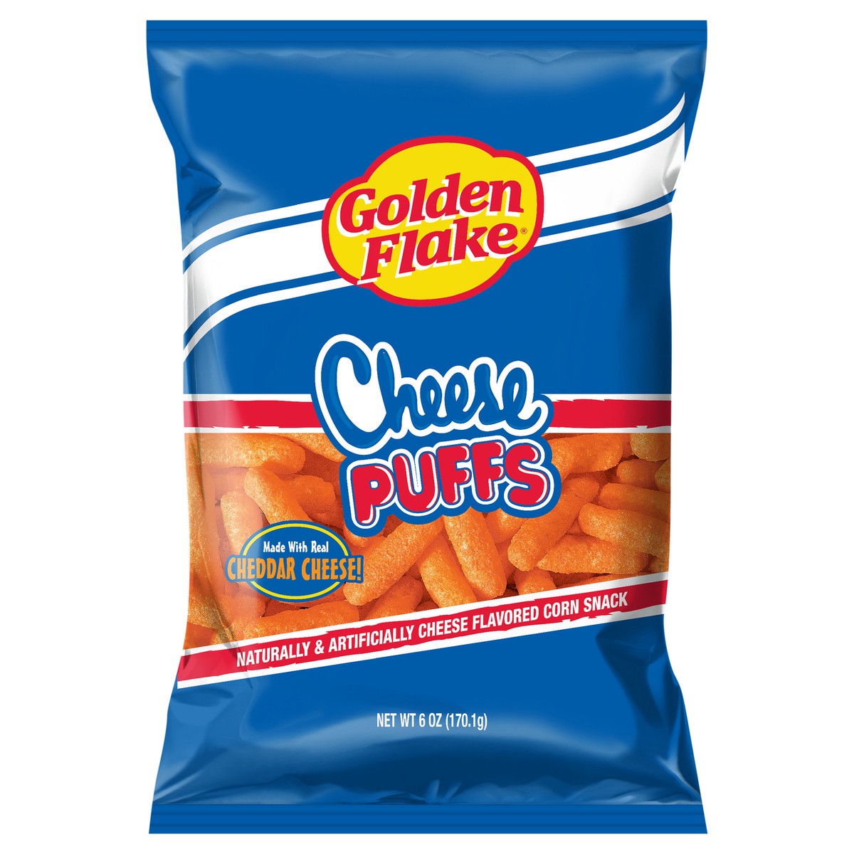 slide 1 of 5, Golden Flake Cheese Puffs 6 oz, 6 oz