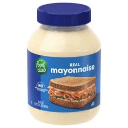 Food Club Real Mayonnaise 30 fl oz