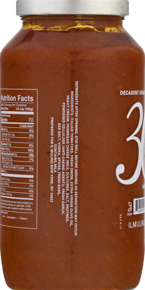 slide 8 of 13, il Mulino Vodka Sauce 24 oz, 24 oz