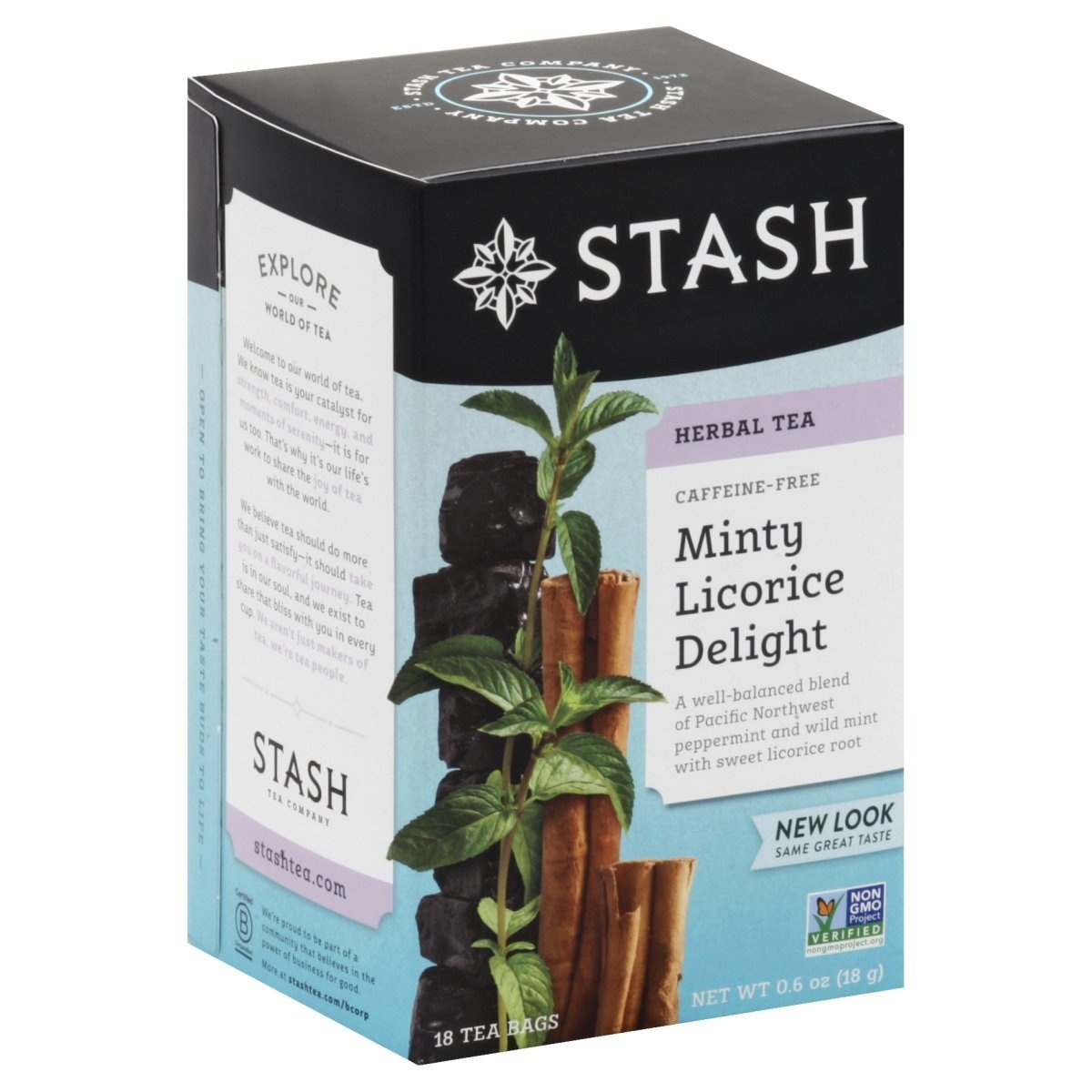 slide 1 of 1, Stash Minty Licorice Delight Tea, 18 ct