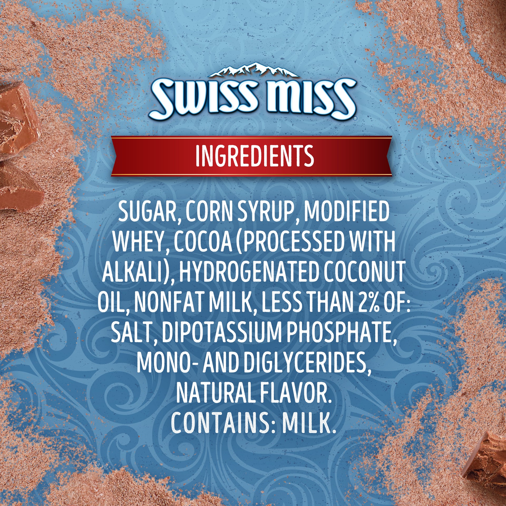 slide 2 of 5, Swiss Miss Milk Chocolate Flavored Hot Cocoa Mix, 22.23 oz. Canister, 22.23 oz