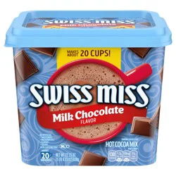 Swiss Miss Milk Chocolate Flavored Hot Cocoa Mix, 22.23 oz. Canister