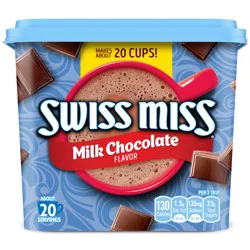 Swiss Miss Milk Chocolate Flavored Hot Cocoa Mix, 22.23 oz. Canister