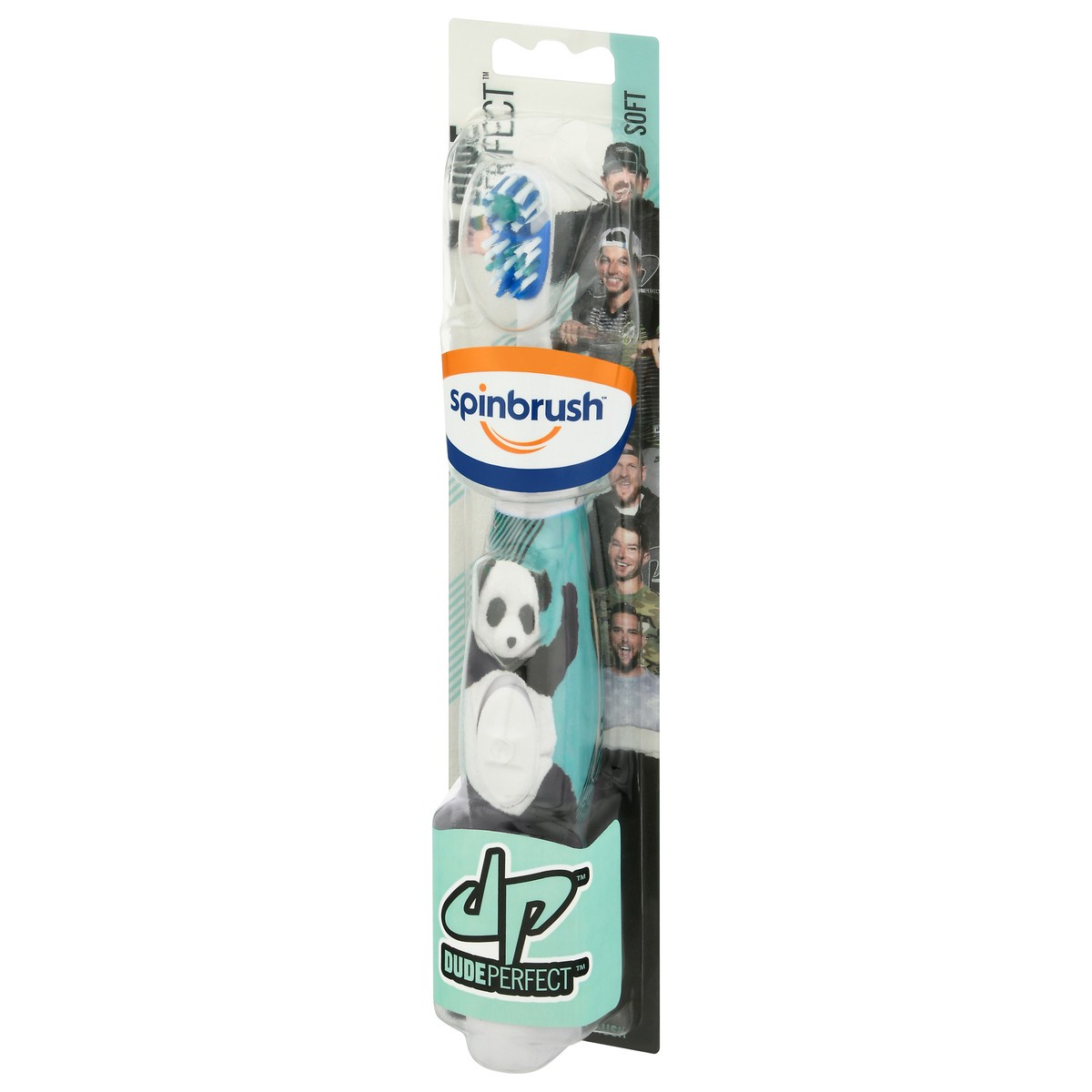 slide 2 of 9, Spinbrush Dude Soft Perfect Powered Toothbrush 1 ea Blister Pack, 1 ct