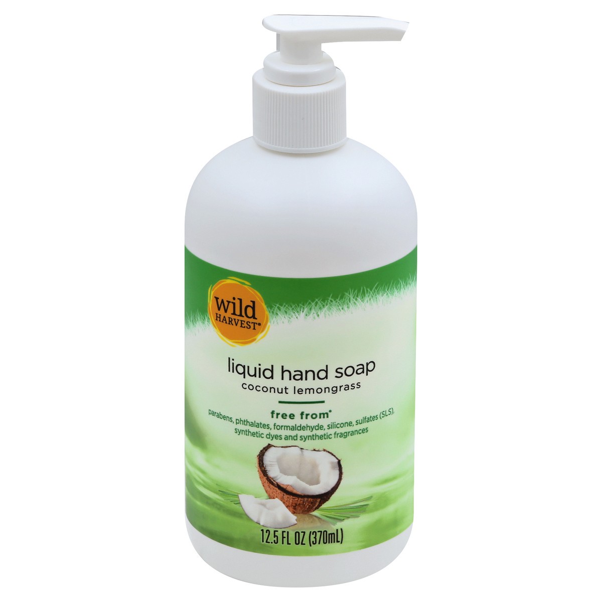 slide 7 of 9, Wild Harvest Cocont Lemngrss Hand Wash, 12.5 fl oz