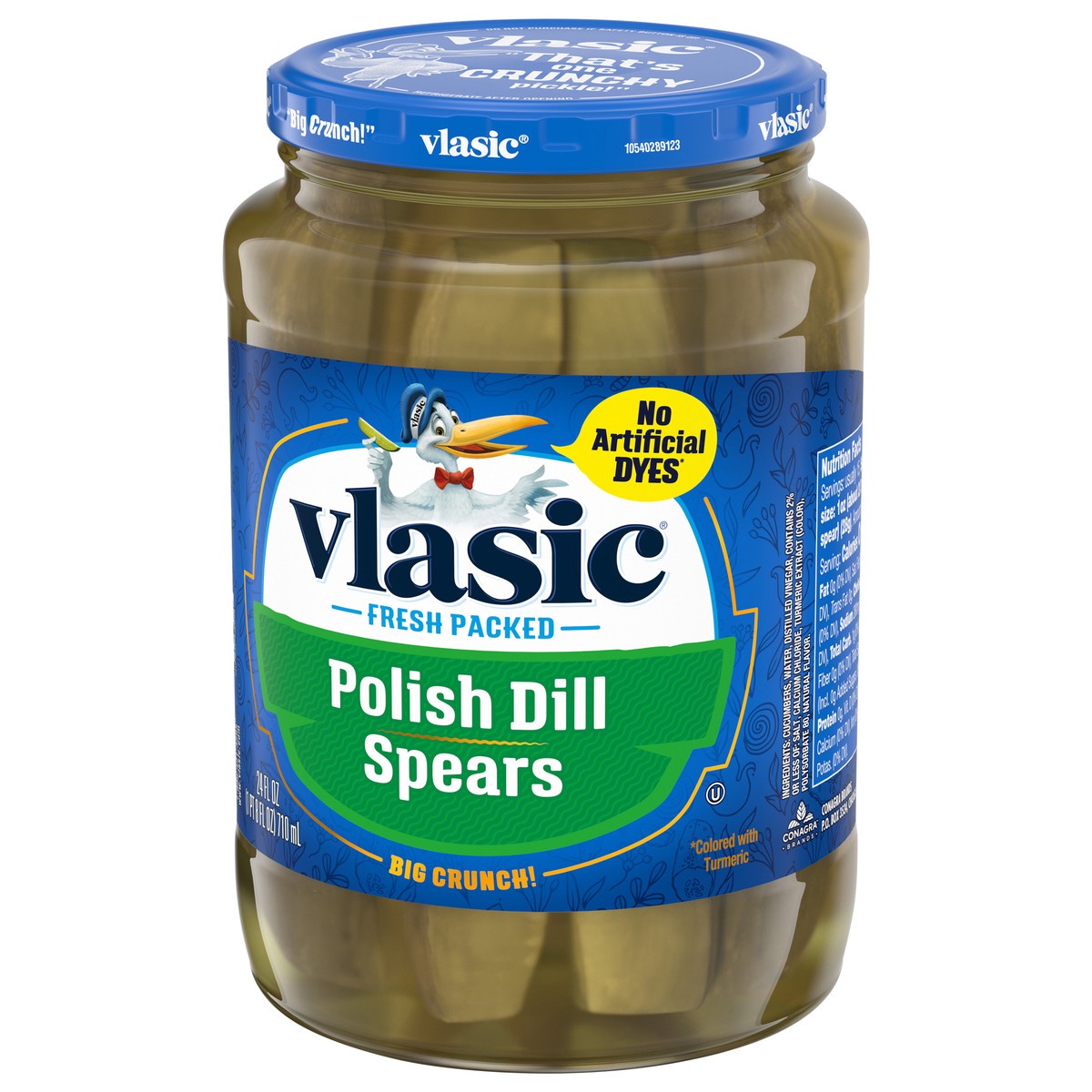 slide 5 of 9, Vlasic Polish Dill Spears Pickles 24 oz, 24 oz