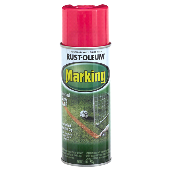 slide 1 of 1, Rust-Oleum Specialty Marking Spray Paint - 1988830, Fluorescent Pink, 11 oz