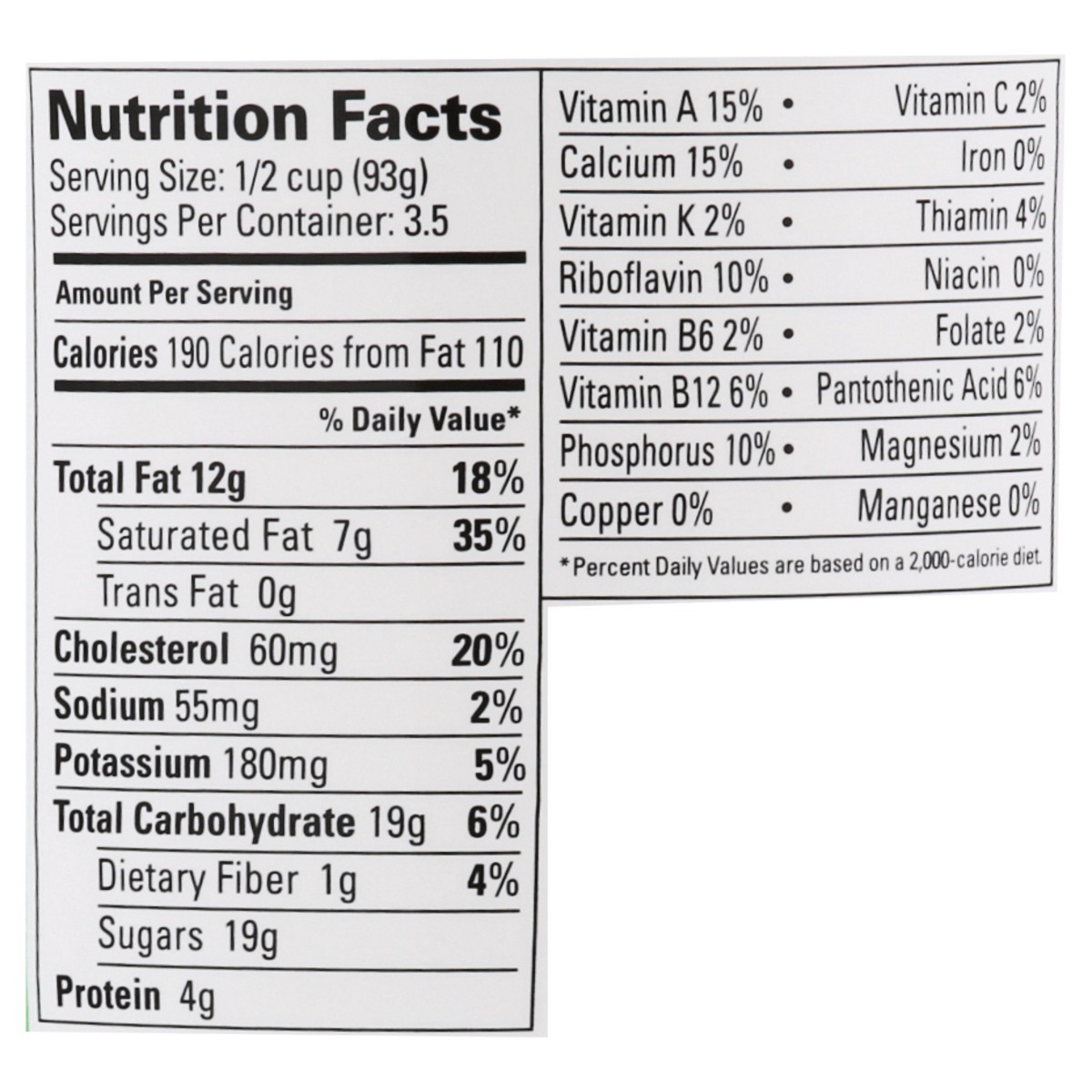 slide 8 of 12, Peekaboo Organic Vanilla Ice cream 14 oz, 14 oz