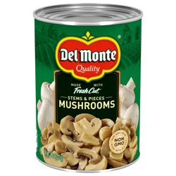 Del Monte Mushrooms Stems and Pieces, 8 oz Can