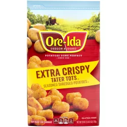 Ore-Ida Extra Crispy Tater Tots Seasoned Shredded Frozen Potatoes