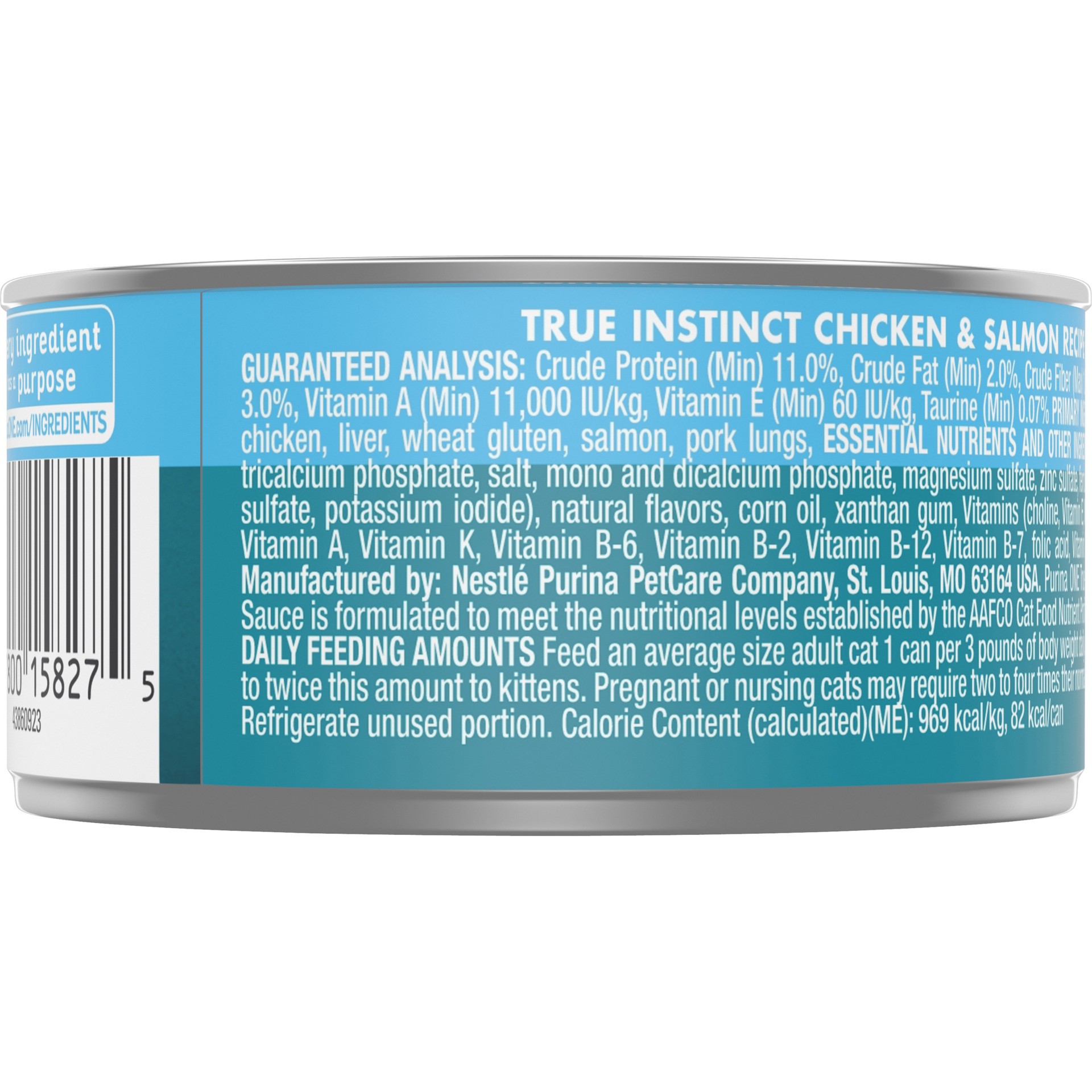 slide 2 of 2, Purina One True Instinct Chicken & Salmon Recipe In Sauce Cat Food, 3 oz