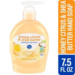 Kroger Liquid Hand Soap Honey Citrus & Shea Butter Scent