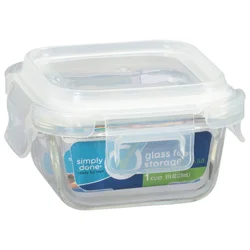 Simply Done 1 Cup Glass Food Storage with Lid 1 ea