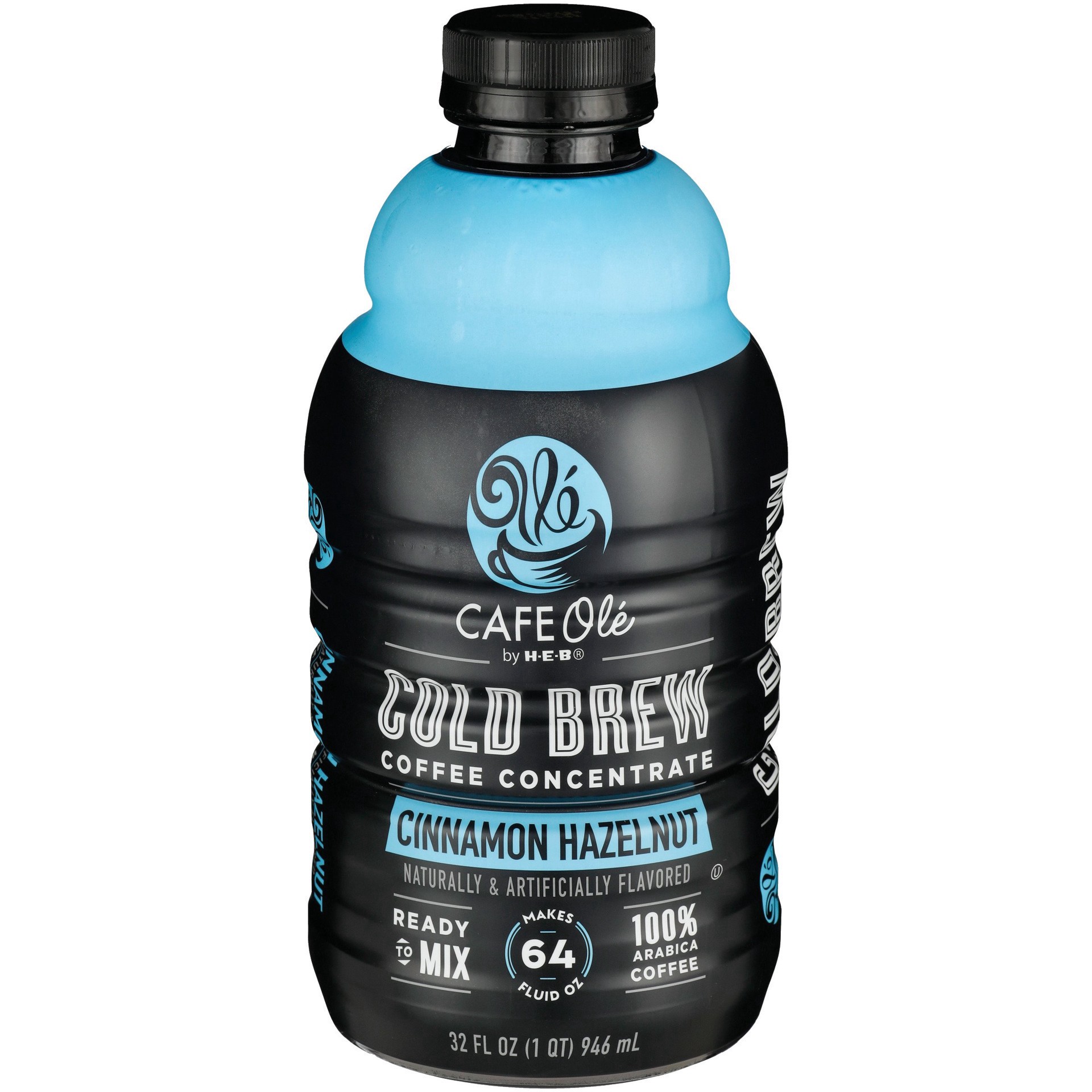 slide 1 of 1, Cafe Ole by H-E-B CAFE Olé by H-E-B Cold Brew Coffee Concentrate - Cinnamon Hazelnut, 32 oz