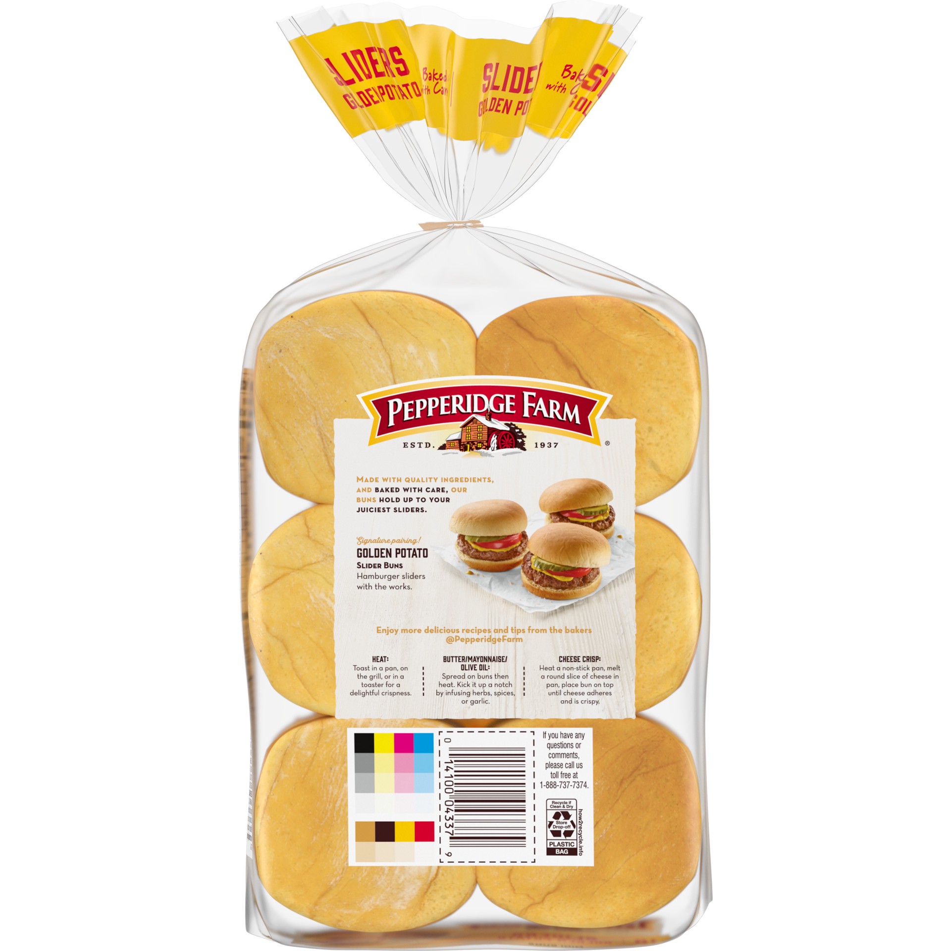 slide 2 of 5, Pepperidge Farm Golden Potato Slider Buns, 15 oz