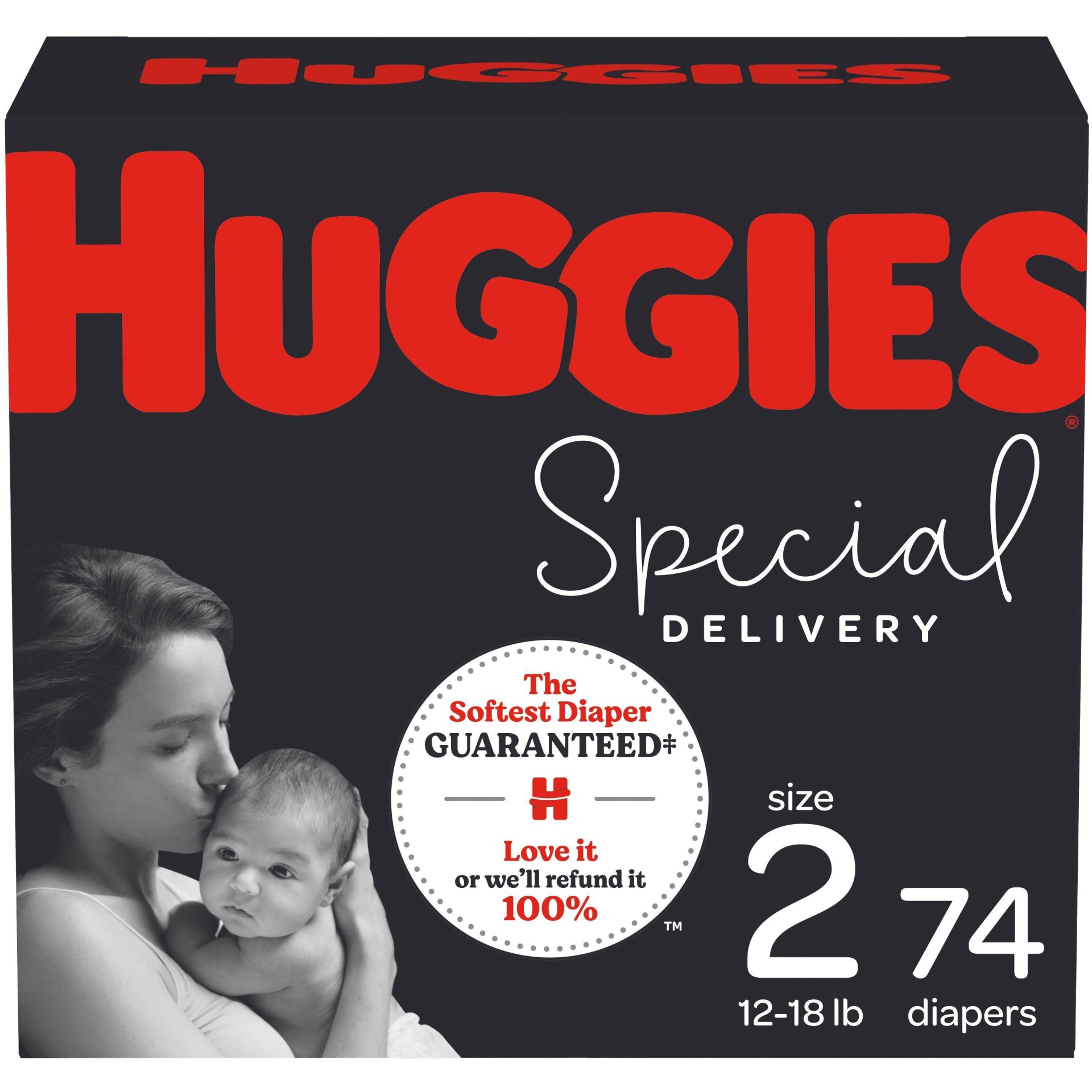 slide 1 of 3, Huggies Special Delivery Diapers 66 ct, size 2