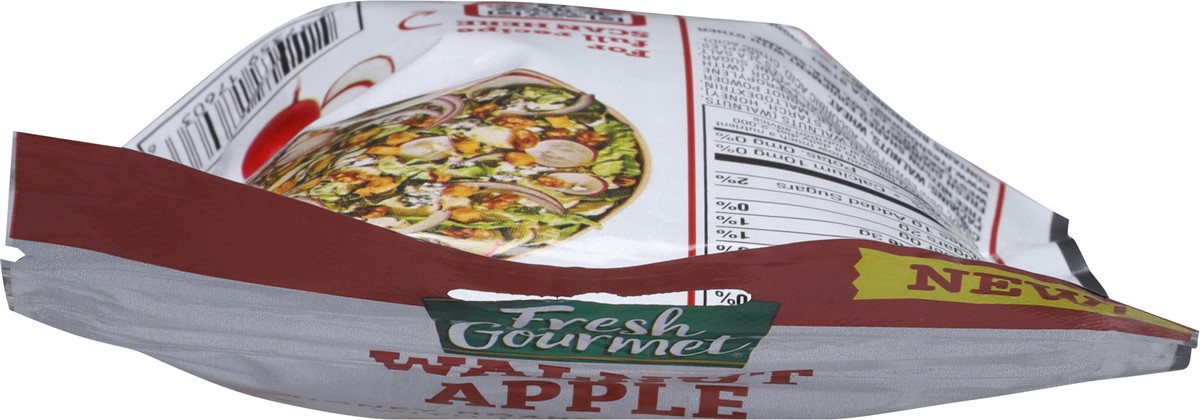slide 7 of 15, Fresh Gourmet Walnut Apple Salad Topping 3 oz, 3 oz