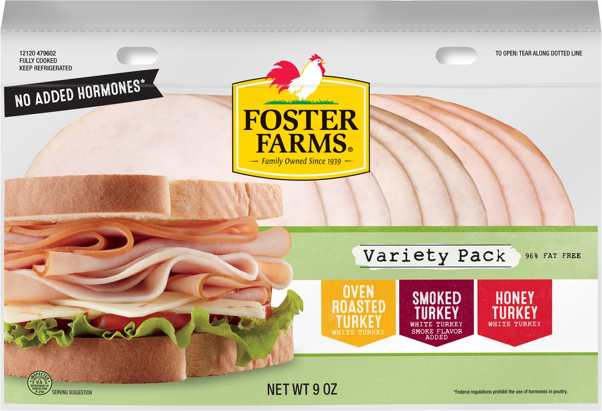 slide 2 of 2, Foster Farms Turkey Breast Var Pack, 1 ct