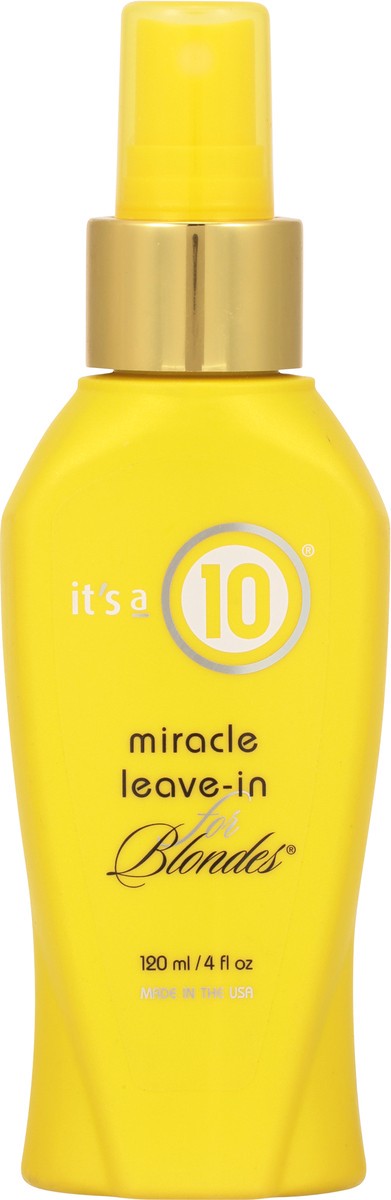 slide 2 of 9, It's a 10 Miracle Leave-in for Blondes 4 fl oz, 4 fl oz