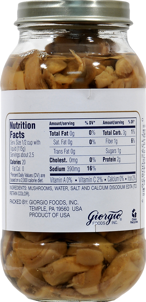 slide 2 of 2, Pennsylvania Dutchman Vegs Mushroom Sliced, 6 oz