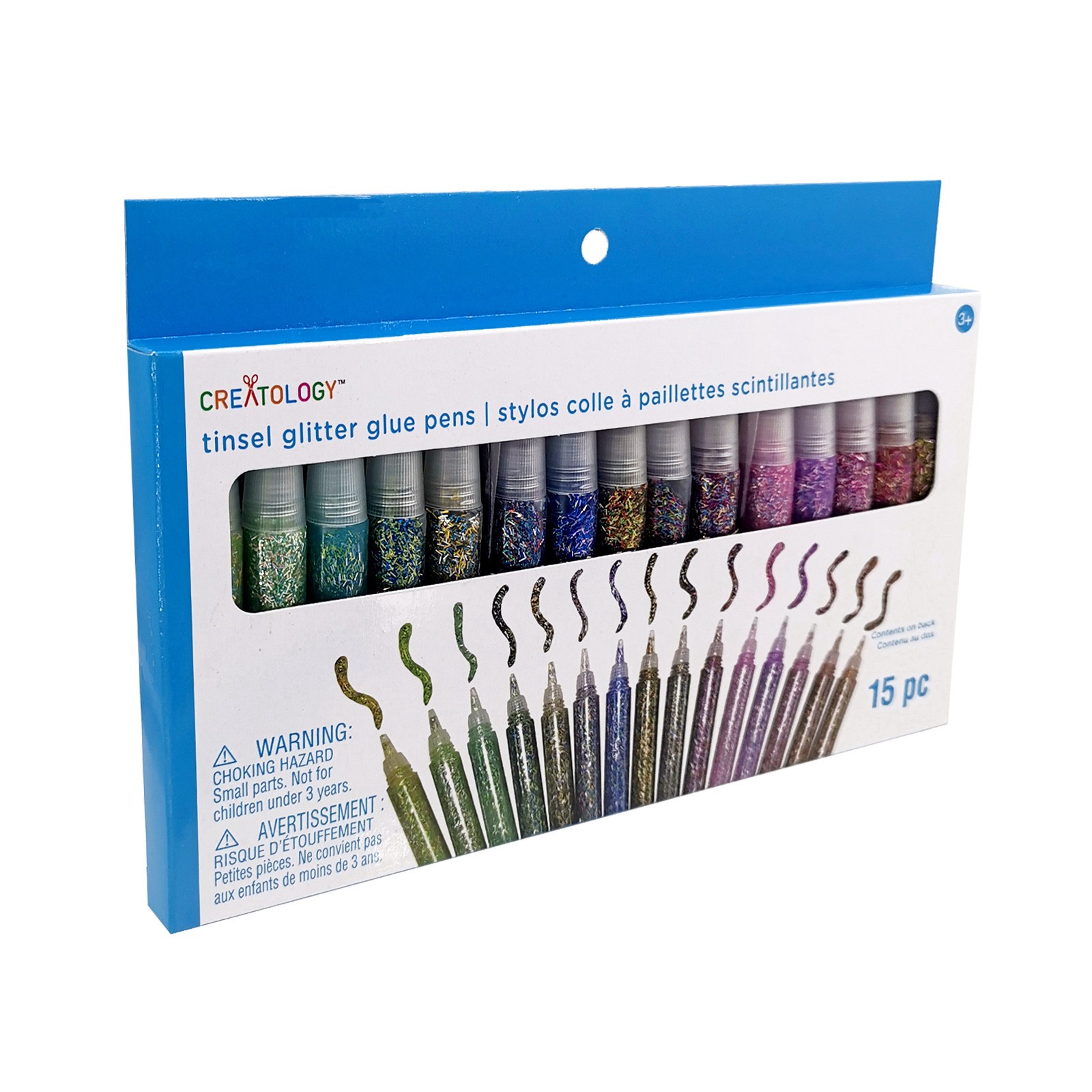 slide 3 of 4, Tinsel Glitter Glue Pens By Creatology, 0.3 fl oz